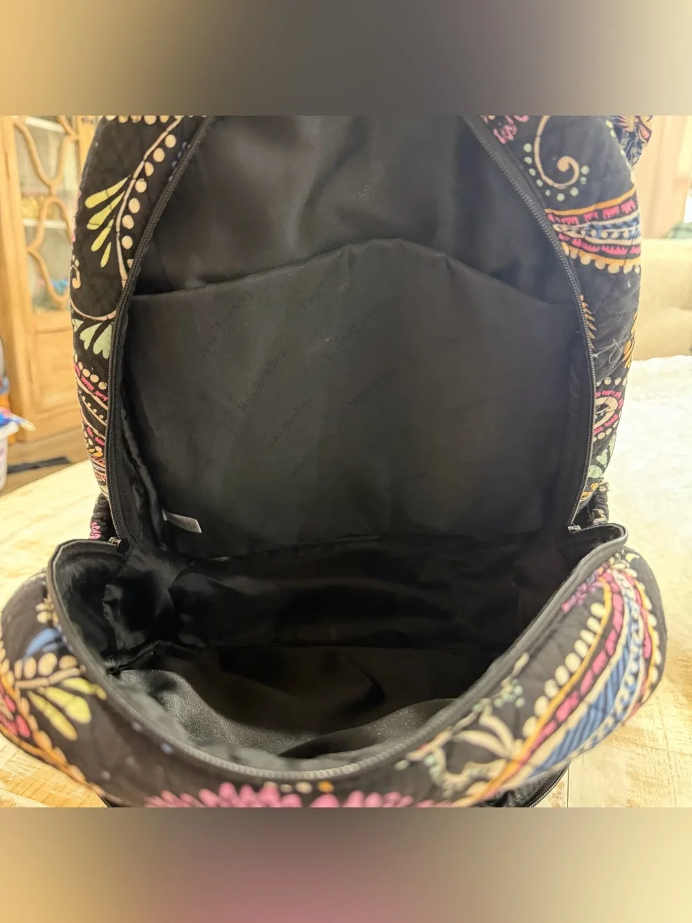 Vera Bradley Bandana Swirl Paisley Iconic Campus Backpack Retired Laptop Bag